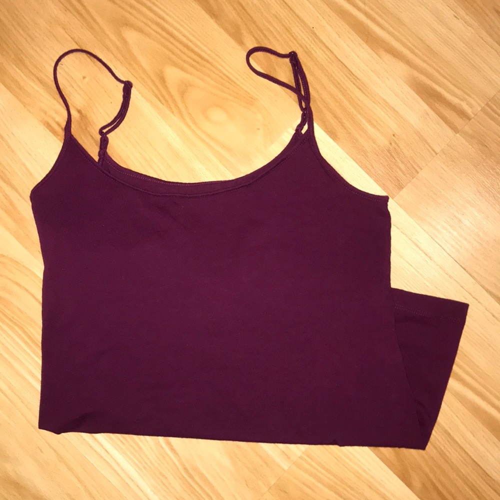 Ann Taylor Loft Wine Tank Top